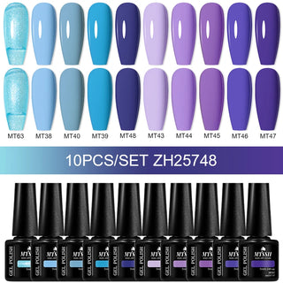 Buy zh25748 10/12pcs Spring Macaron Nail Gel Polish Set