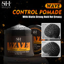 360 Wavy Frizz Control Gel Wave Control Pomade Hair Styling Wax Anti-Hair Loss Clay Hair Pomade   for African Black Men  Hair St