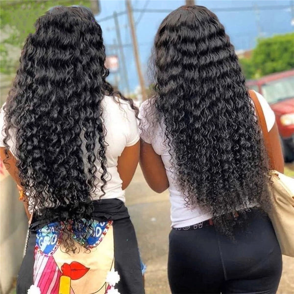 13x4 Lace Front Wig Water Wave Lace Closure Wig Wear and Go Glueless Wig Human Hair Ready to Wear Curly HumanHair Wigs for Women