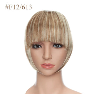 Buy f12-613 BENEHAIR Fake Bangs Synthetic Blunt Bang Clip in Hair Extension Women Blunts Fringe Hair Black Brown Bangs 2 Clips In