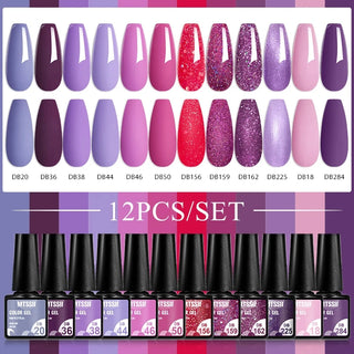 Buy zh20030 10/12pcs Spring Macaron Nail Gel Polish Set