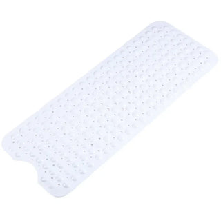 Buy real-white Bath Mat Long Strip PVC Anti Slip Bathroom Mat Shower Tub Floor Mat Suction Cup Quality Wholesale Price