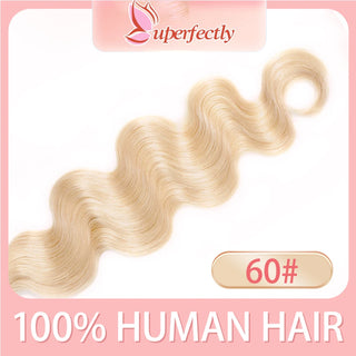 Buy 60 Body Wave Clip in Hair Extensions 100% Human Hair 7 Pieces Bone Straight Clip Ins Hair Extension Real Natural European Hair