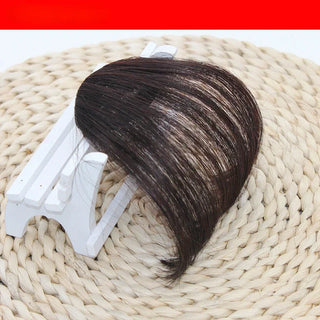 Buy style2-dark-brown Fake Air Bangs Hair Styling Tools Hair Clip-In Extension Synthetic Hair Fake Fringe Natural False Hairpiece Women Clip in Bangs