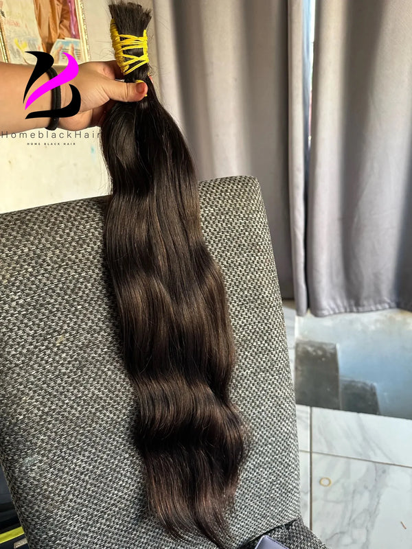 100% Human Hair Bulk Extension Virgin Human Hair Deep Curly 10A Bulk Hair Weaving for Braiding Unprocessed 18-30inches No Weft