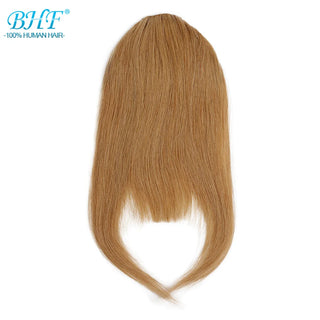 Buy 27 BHF Human Hair Bangs 8inch 20g Front 3 Clips in Straight Remy Natural Human Hair Fringe All Colors