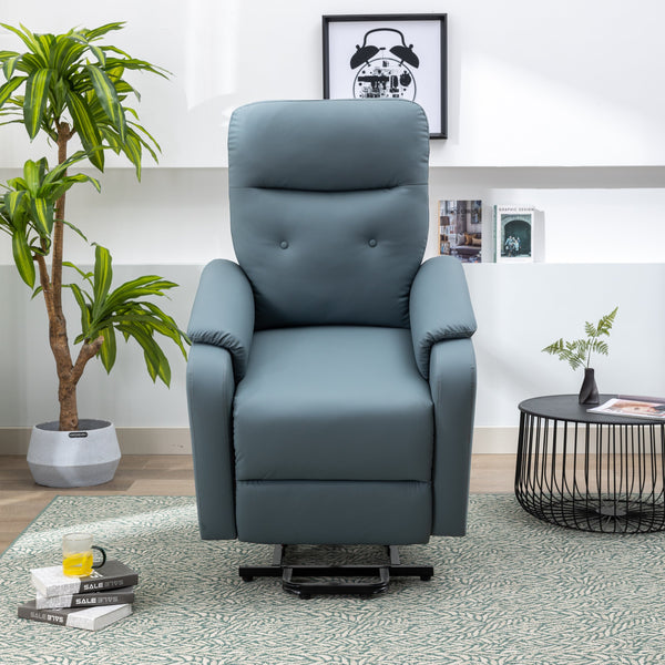 Massage Recliner Chair Electric Power Lift Chairs With Side Pocket, Adjustable Massage and Heating Function for Adults A