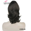 12" Dual Use Curly Styled Clip in Claw Ponytail Hair Extension Synthetic Hairpiece 125g With a Jaw/Claw Clip