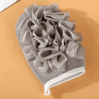 Buy grey Bath Towel, Bath Towel, Bath Flower Two-In-One Women&#39;s Special Ball, Double-Sided Towel, Gloves, Back Rub, Artifact