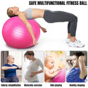 45-95cm Anti-Burst Yoga Ball Thickened Exercise Ball for Pilates Balance Stability Workout Pregnancy Birthing Physical Therapy