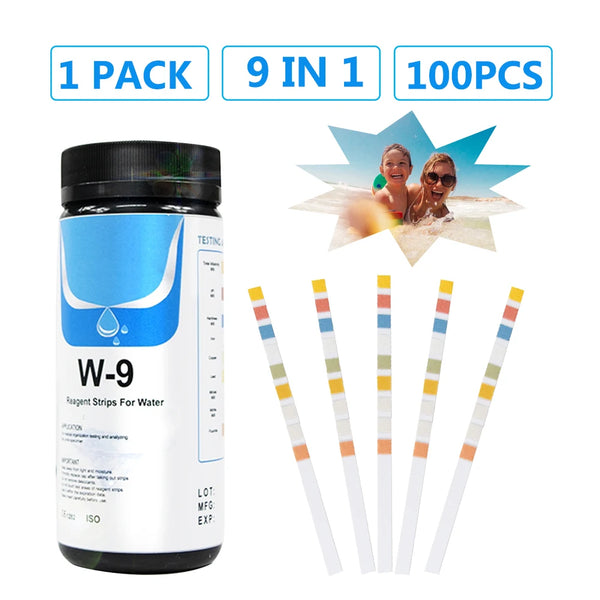 Aquarium Test Upgrade16-In-1 Water Quality Test Strip for Checking Water Quality Test Fish Tank Pool Drinking Test Strip