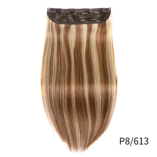 Buy p8613 Doreen 100g 120g Blonde Brown Brazilian Machine Made Remy Clip in One Piece Human Hair Extensions  16inch-22inch