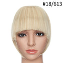 BENIHAIR Synthetic Clip in Hair Bangs Hairpiece Clip in Hair Extension Hair Extension Blunt Bangs Fake Bangs for Women