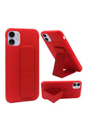 For iPHONE 12 MINI 5.4 FOLDABLE MAGNETIC KICKSTAND VEGAN CASE COVER