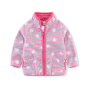 Jumping Meters New Girls Outwears Fleece for Winter Autumn Baby Jackets Coats Flowers Kids Girls Jacket