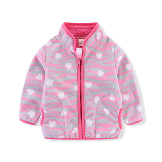 Buy t0516-fuchsia Jumping Meters New Girls Outwears Fleece for Winter Autumn Baby Jackets Coats Flowers Kids Girls Jacket