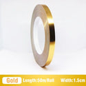 50M Self-Adhesive Tile Sticker Tape Gold Silver Floor Waterproof Wall Gap Sealing Strip Tile Beauty Seam Sticker Home Decoration