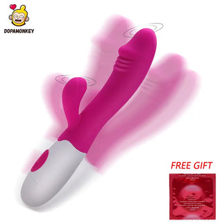 DopaMonkey Sex Toys for Woman Dual Vibration 10 Speed Massager Erotic Magic Wand Sex Shop Dildo Clit G Spot Stimulate Vibrator