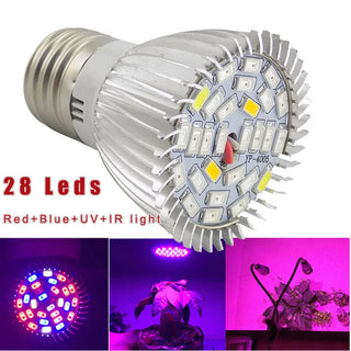 Full Spectrum Led Grow Light Bulbs E27 Plant Growing Lights Lamp for Indoor Hydroponics Room Cultivo Vegetable Flower Greenhouse