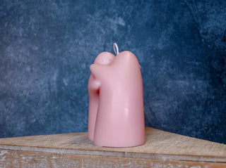 Buy pink-decorated Emotional Support Hugging Soy Wax Candle