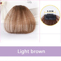 Thin 3D Air  Protein Filament Hair Bangs Straight Neat Bangs Clip in Human Hair Extensions Remy Hair Headband Hand-Made Bangs