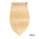 Doreen 100g 120g Blonde Brown Brazilian Machine Made Remy Clip in One Piece Human Hair Extensions  16inch-22inch