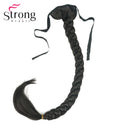 StrongBeauty Blonde Long Fishtail Braid Ponytail Extension Synthetic Clip in Hairpiece COLOUR CHOICES