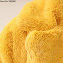 2022 Autumn Winter New Women Faux Fur Coat Elegant Fluffy Thick Warm Artificial Fur Coats