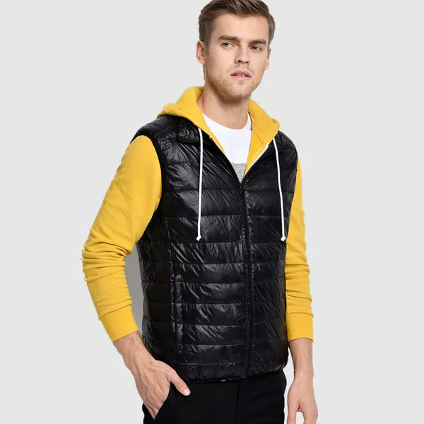 Brand 90% Duck Down Vest Ultra Light Duck Down Waistcoat  Sleeveless Jacket Autumn Winter Coat J0029