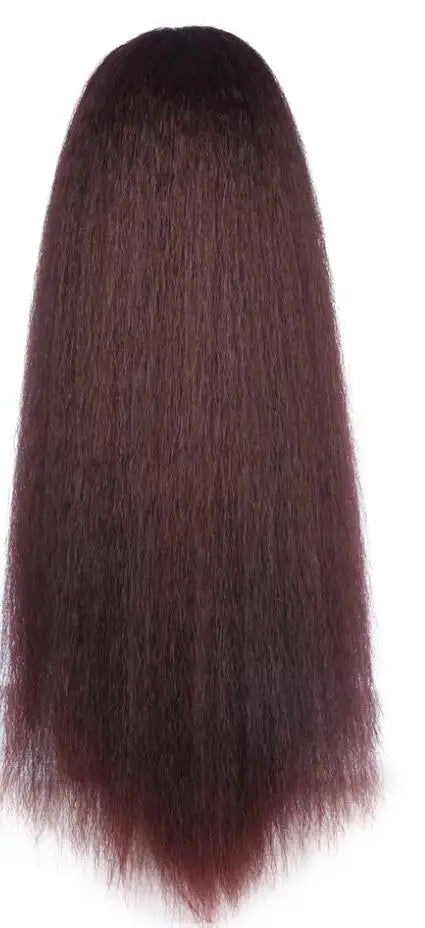 Blice Synthetic 18-24 Inch Kinky Straight Heat Resistant Hair Ponytail Extensions With Two Plastic Combs All Colors Available