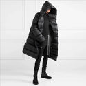 New Fashion Fluffy Goose Down Warm Oversized Down Parkas Coat Female Winter Coats Bread Style Hooded Longer Warm Jackets Wq2592