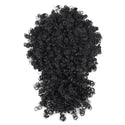 Silike Synthetic Short Afro Puff Hair Bun High Temperature Drawstring Warp Pony Tail Clip in Hair Extension Kinky Curly Hair Bun