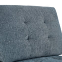 Single Chair for Modular Sectional,Navy(26.5"x31.5"x36")