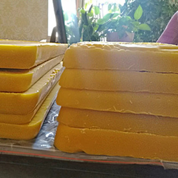 New 1kg Pure Beeswax Natural Organic Yellow Bees Wax for Cosmetics Making Candles