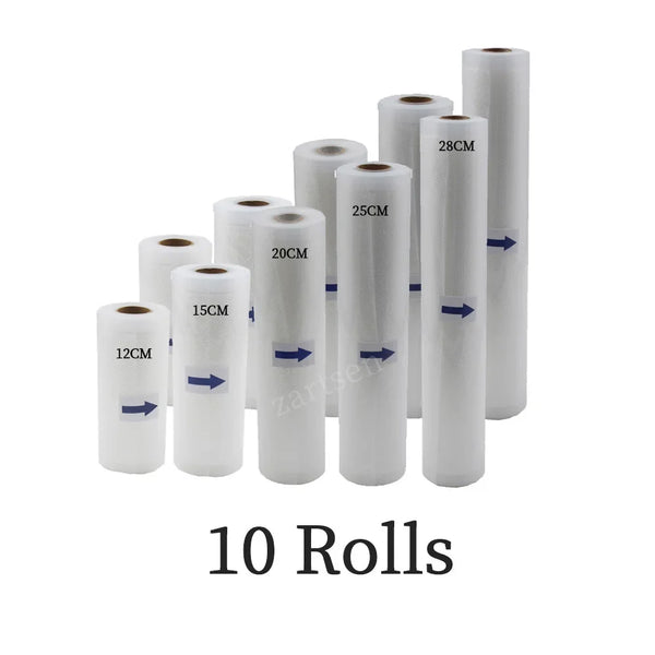 Food Vacuum Sealer Rolls Vacuum Bags Packing BPA FREE Household Kitchen Food Vacuum Bags Sealer Storage Bags 5Rolls/Lot