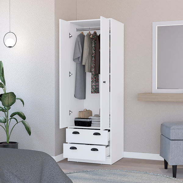 Armoire Hobbs, Bedroom, White