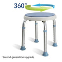 Bath Height Adjustable Kids Furniture Shower Stool Easy Clean Round Chair Seat Non Slip Disabled Toilet Home Older Pregnancy WF