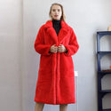 New Elegant Long Winter Faux Fur Coat Women Fashion Plush Fur Coats Loose High Quality Thick Warm Winter Fur Overcoat