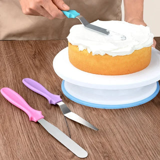 Turntable Rotating Cake Decorating Set