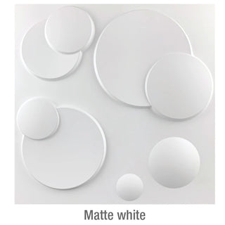 Buy q-matte-white 30x30cm  Non-Self-Adhesive 3D Wall Sticker