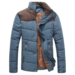 Buy 2 Autumn Winter Coats Men Parka Cotton Warm Thick Jackets Padded Coat Male Outerwear Jacket