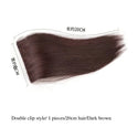 10-20cm Human Hair Invisable Seamless Hair Pad Extension Lining of Top Side Cover Hairpiece Increase Hair Volume for Women