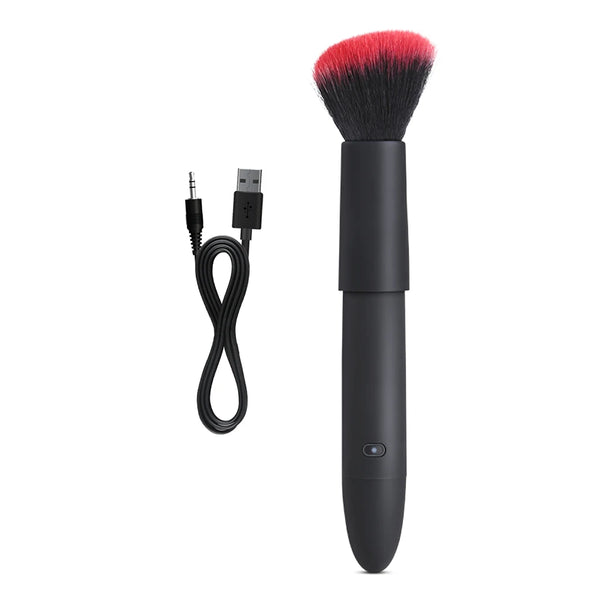 Make Up Brush Vibrators Massage Stick Magic AV Wand Vibrator Female 10 Speed Vibration Rechargeable Intimate Sex Toys for Women