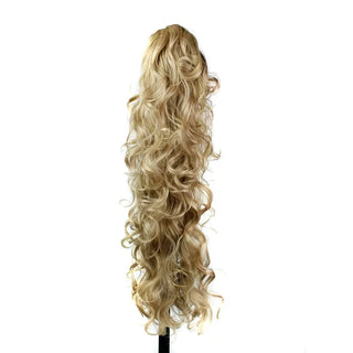 Buy t16-24 Desire for Hair 30 Inch Long Curly Claw Clip Ponytail Heat Resistant Synthetic Hairpieces Fake Hair Extensions