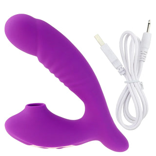 Buy purple-no-box Dildo Vibrator for Women Sucking Vibrators G Spot Clit Stimulation Vibration Tongue Oral Nipple Sucker Adult Sex Toys for Women