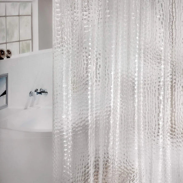 Thick PEVA Water Cube Shower Curtain Waterproof Transparent Lining Bathtub Bathing Cover Bathroom Bath Curtains Liner