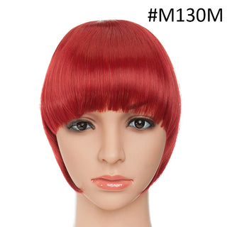 Buy m130m BENIHAIR Synthetic Clip in Hair Bangs Hairpiece Clip in Hair Extension Hair Extension Blunt Bangs Fake Bangs for Women