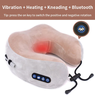 Buy massage-a Electric Neck Massager U Shaped Pillow Multifunctional Portable Shoulder Cervical Massager Outdoor Home Car Relaxing Massage