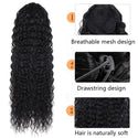 BOL Synthetic Kinky Curly Ponytail Drawstring Ponytail 24/30/32 Inch Hair Extension Chip-In Organic Clip Wrap Ponytail Fake Hair