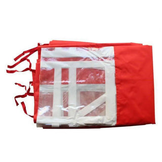 Buy red Tent Cloth With Clear Window